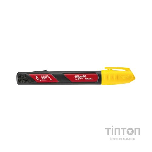 Маркер Milwaukee на основі рідкої фарби INKZALL, жовтий (48223721)