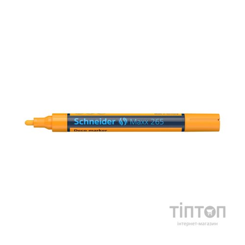 Маркер Schneider MAXX 265 крейдовий 2-3 мм, помаранчевий (S126506)