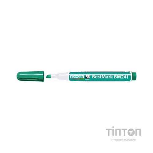 Маркер Stanger для сухостираємих дощок клин. наконечник зелений 1-4 мм (321062)