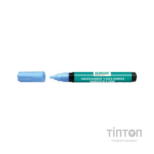 Маркер Stanger крейдяний синій 1-3 мм (620025)