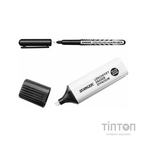 Маркер Stanger набір з маркера для CD-DVD, 0,5 мм і коректора (710003)