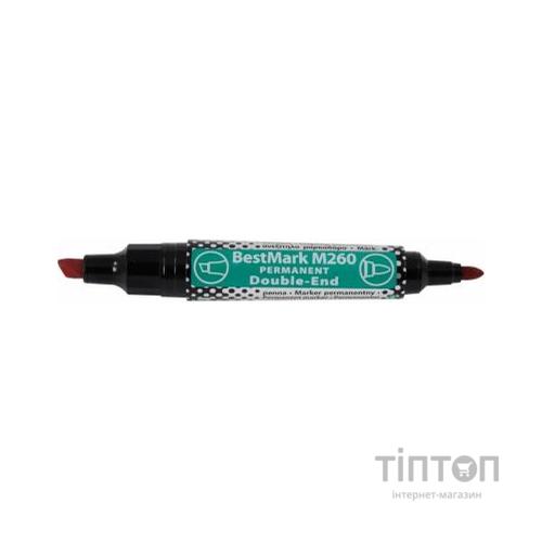 Маркер Stanger Permanent водостійкий двосторонній червоний 1-4 мм і 1 мм (712522)