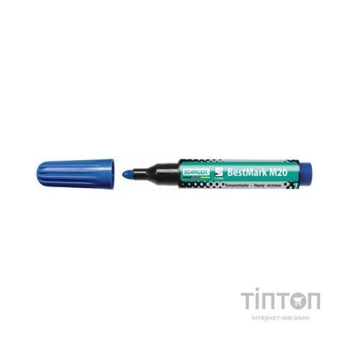Маркер Stanger Permanent водостійкий укорочений синій 1-3 мм (710192)