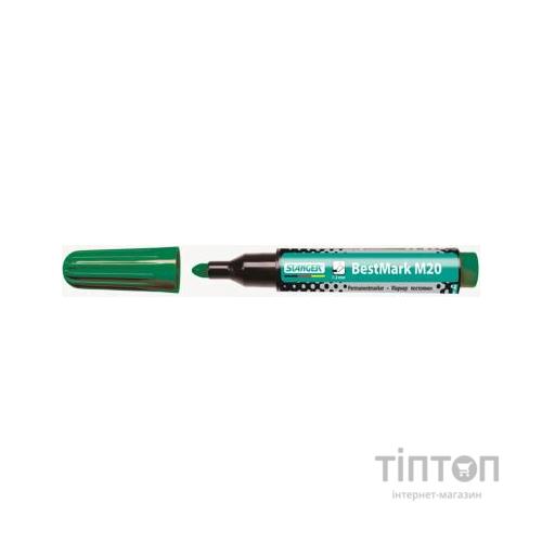 Маркер Stanger Permanent водостійкий укорочений зелений 1-3 мм (710194)