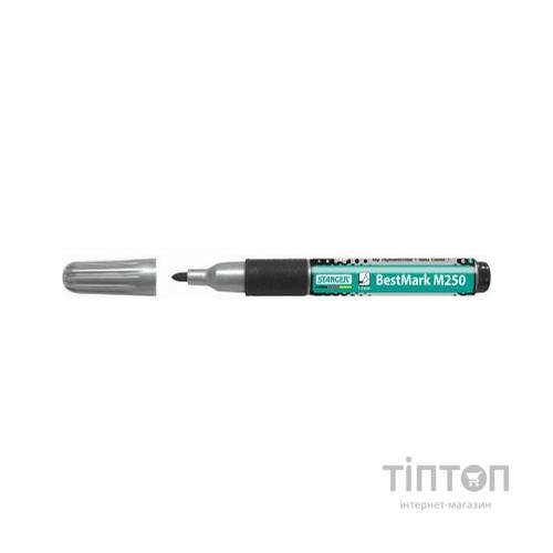 Маркер Stanger Permanent водостійкий з грипом чорний 1-3 мм (712500)