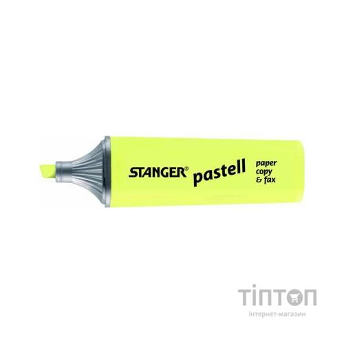 Маркер Stanger текстовий, пастель, жовтий 1-5 мм (180027000)