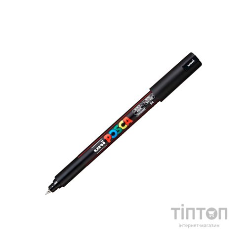 Маркер UNI Posca PC- 1MR 0.7 мм Чорний (PC-1MR BLACK(N))