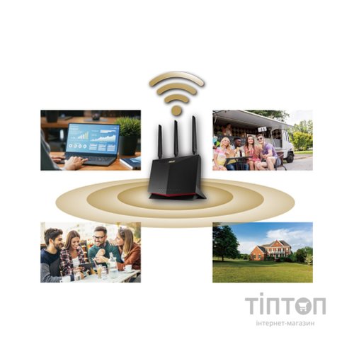 Маршрутизатор ASUS 4G-AC86U (90IG05R0-BM9100)