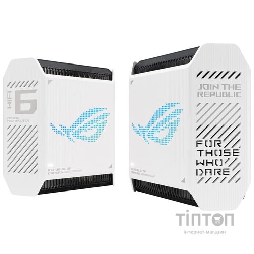 Точка доступу Wi-Fi ASUS GT6 White 2pk (90IG07F0-MU9A40)