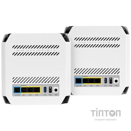 Точка доступу Wi-Fi ASUS GT6 White 2pk (90IG07F0-MU9A40)