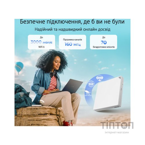 Маршрутизатор ASUS RT-AX57 GO (90IG08N0-MU9C00)