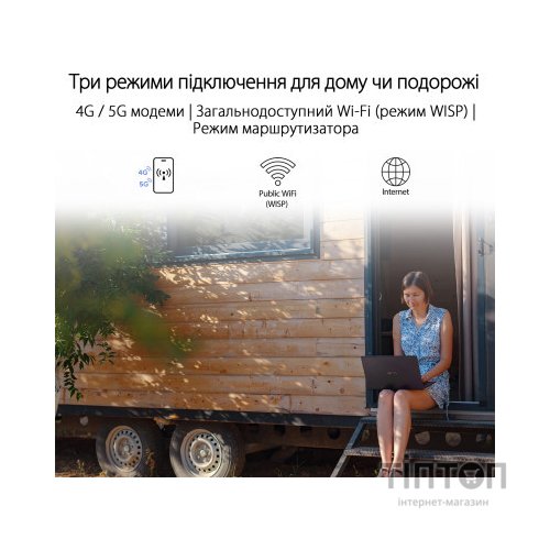 Маршрутизатор ASUS RT-AX57 GO (90IG08N0-MU9C00)