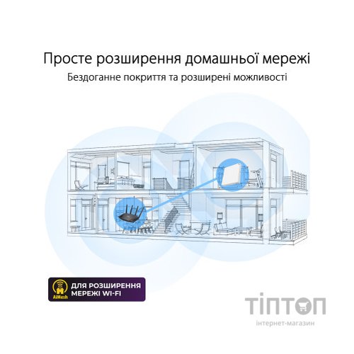 Маршрутизатор ASUS RT-AX57 GO (90IG08N0-MU9C00)