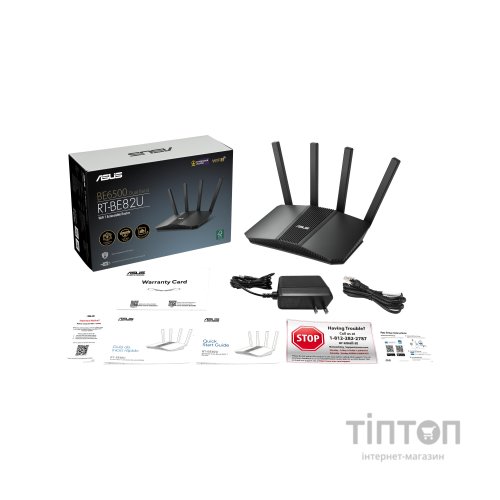 Маршрутизатор ASUS RT-BE82U (90IG0990-MO9B00)