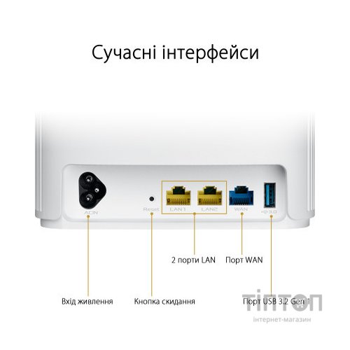 Маршрутизатор ASUS XP4 (1-PK) White