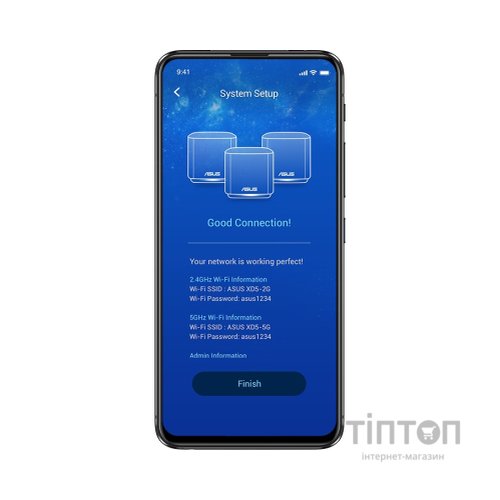 Маршрутизатор ASUS ZenWiFi XD5 1PK (90IG0750-MO3B60)