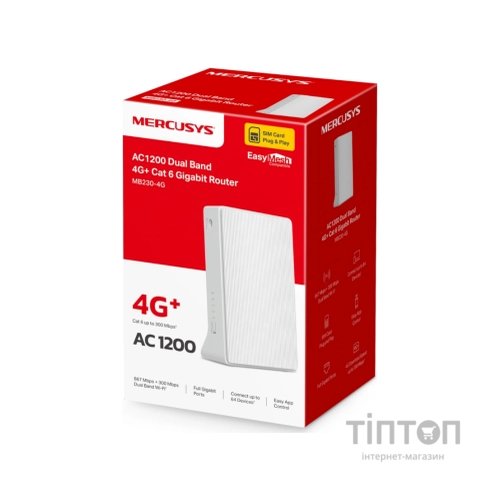 Маршрутизатор Mercusys MB230-4G