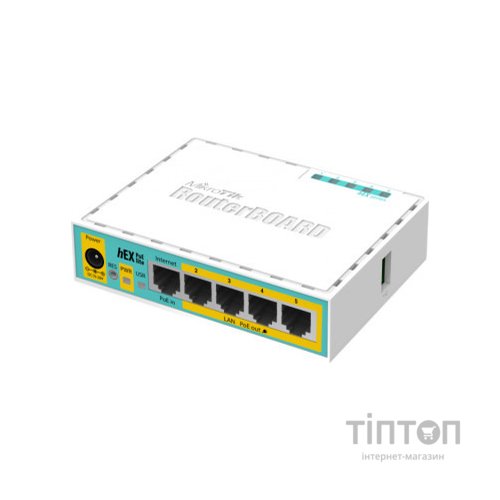 Маршрутизатор Mikrotik hEX PoE lite (RB750UPr2)