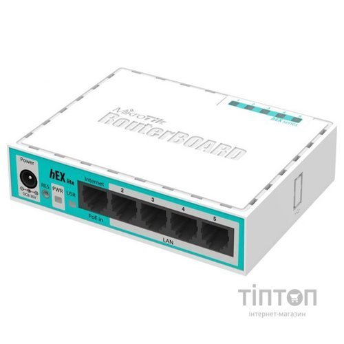 Маршрутизатор MikroTik RB 750 hEX Lite