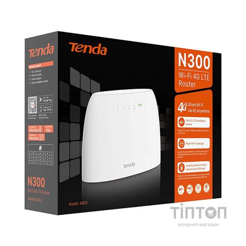 Маршрутизатор Tenda 4G03