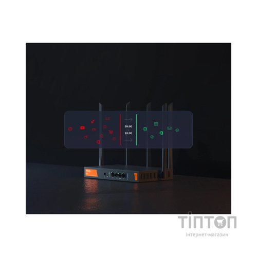 Маршрутизатор Tenda Маршрутизатор TENDA W30E Hotspot AX3000 4xGE (1xGE WAN, 2xGE LAN/WAN, 1xGE LAN) (W30E)