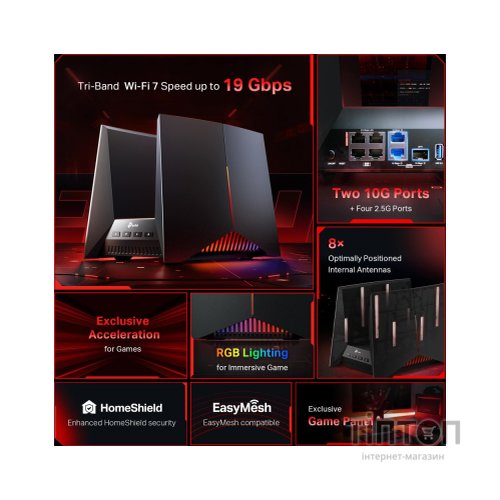 Маршрутизатор TP-Link ARCHER-GE800