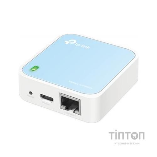 Маршрутизатор TP-Link TL-WR802N N300, 1xFE WAN/LAN, 1xmicro USB nano router (TL-WR802N)