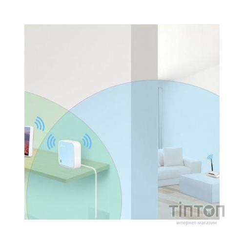 Маршрутизатор TP-Link TL-WR802N N300, 1xFE WAN/LAN, 1xmicro USB nano router (TL-WR802N)