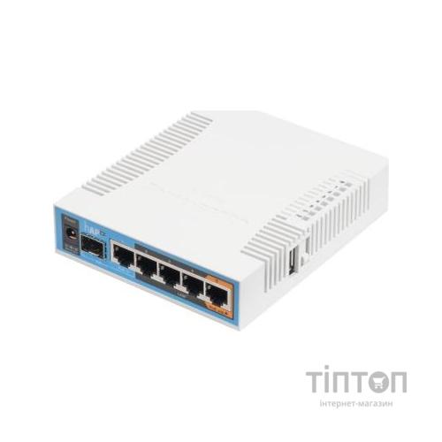 Маршрутизатор Wi-Fi Mikrotik hAP ac (RB962UiGS-5HacT2HnT)