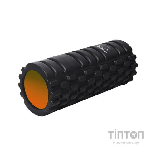 Масажний ролик PowerPlay 4025 Чорно-Помаранчевий (PP_4025_Black/Orange)