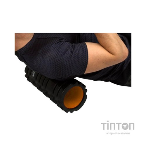 Масажний ролик PowerPlay 4025 Чорно-Помаранчевий (PP_4025_Black/Orange)