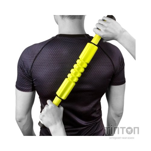 Масажний ролик PowerPlay Massage Bar 4024 Жовтий (PP_4024_Green)