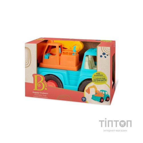 Машина Battat Баттатомобіль Екскаватор море-папайя (BX1725Z)