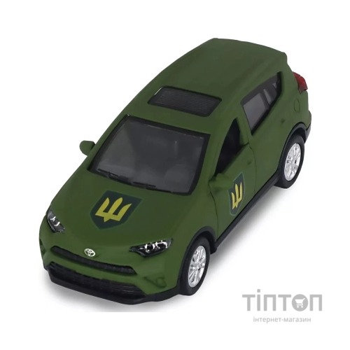 Машина Battat серії Шеврони Героїв - Toyota RAV4 - Сухопутні війська ЗСУ (KM6198M2)