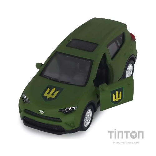 Машина Battat серії Шеврони Героїв - Toyota RAV4 - Сухопутні війська ЗСУ (KM6198M2)