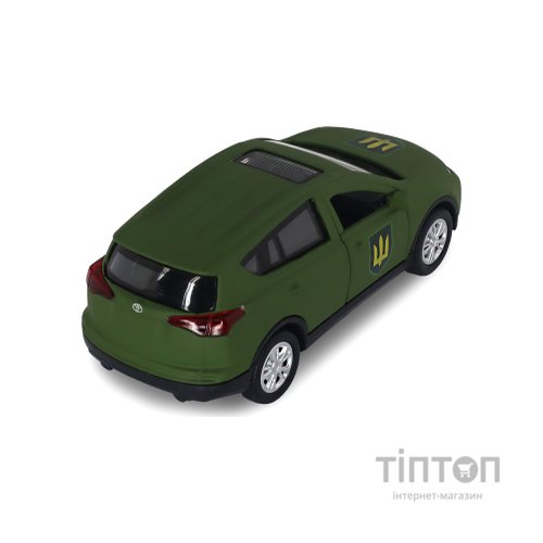 Машина Battat серії Шеврони Героїв - Toyota RAV4 - Сухопутні війська ЗСУ (KM6198M2)