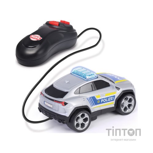 Машина Dickie Toys Поліцейська машина Ламборгіні Урус на дистанційному керуванні зі світловим ефектом 13 см (3712023)
