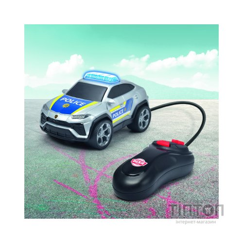 Машина Dickie Toys Поліцейська машина Ламборгіні Урус на дистанційному керуванні зі світловим ефектом 13 см (3712023)
