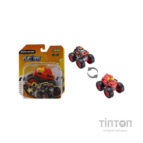 Машина Flip Cars 2 в 1 Монстр-трак Лев (EU463875A-02)
