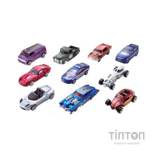 Машина HOT WHEELS Базовая 10 шт (54886)