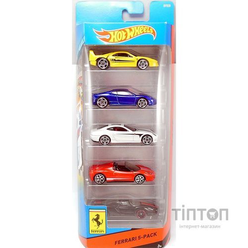 Машина HOT WHEELS Подарунковий набір (5 шт.) (1806)