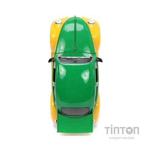 Машина Jada металева Черепашки-Ніндзя Фольксваген Бітл (1959) з фігуркою Мікеланджело, 1:24 (253285002)