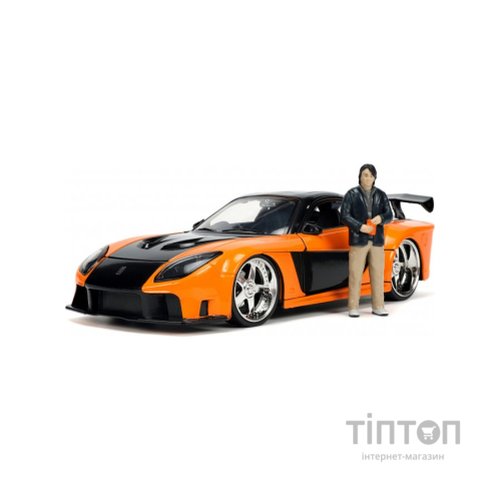 Машина Jada металева Форсаж 9 Mazda RX-7 із фігуркою Хана 1:24 (253205002)