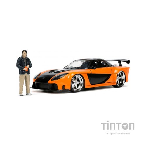 Машина Jada металева Форсаж 9 Mazda RX-7 із фігуркою Хана 1:24 (253205002)