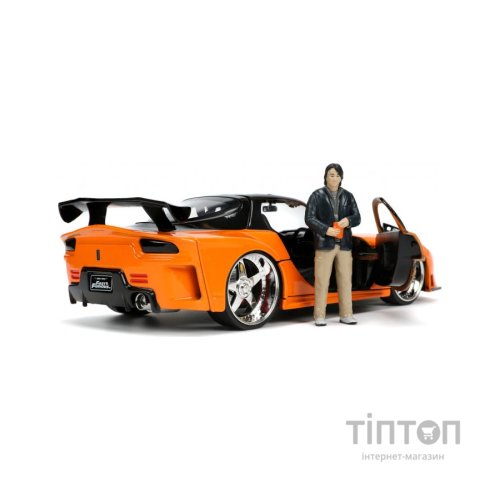 Машина Jada металева Форсаж 9 Mazda RX-7 із фігуркою Хана 1:24 (253205002)