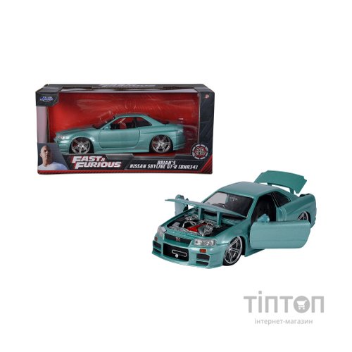 Машина Jada металева Форсаж Ніссан Скайлайн 2002 1:24 (253203066)