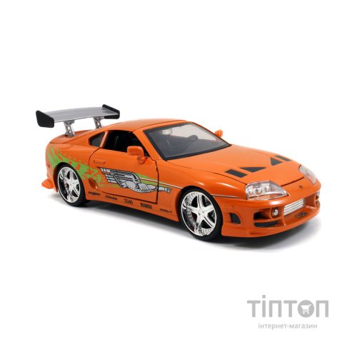 Машина Jada металева Форсаж Toyota Supra (1995) + фігурка Браяна 1:24 (253205001)