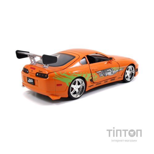 Машина Jada металева Форсаж Toyota Supra (1995) + фігурка Браяна 1:24 (253205001)
