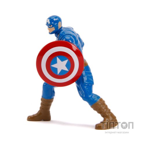 Машина Jada металева Марвел Месники Ford Mustang GT (2006) + фігурка Капітана Америки 1:24 (253225007)