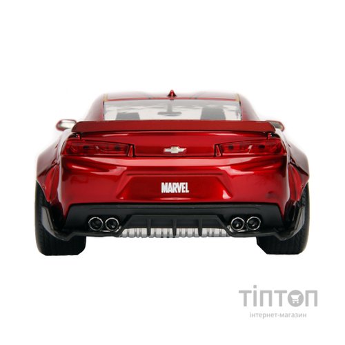 Машина Jada металева Марвел. Месники: Шевроле Камаро (2016) з фігуркою Залізної людини 1:24 (253225003)